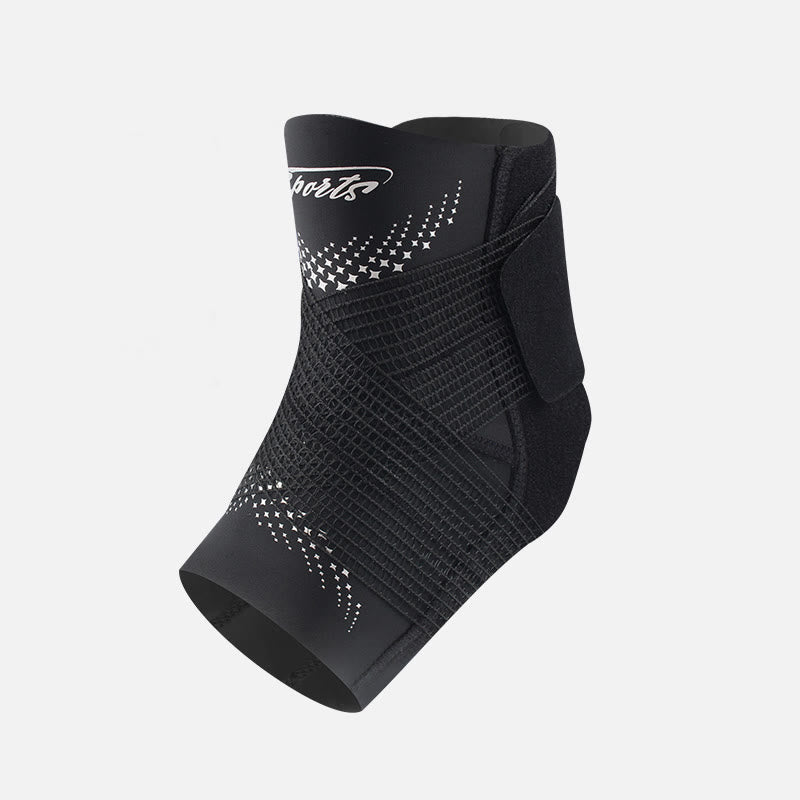 Verstellbare Knöchelstützen mit Klettverschluss - Schwarz - XL - image 12
