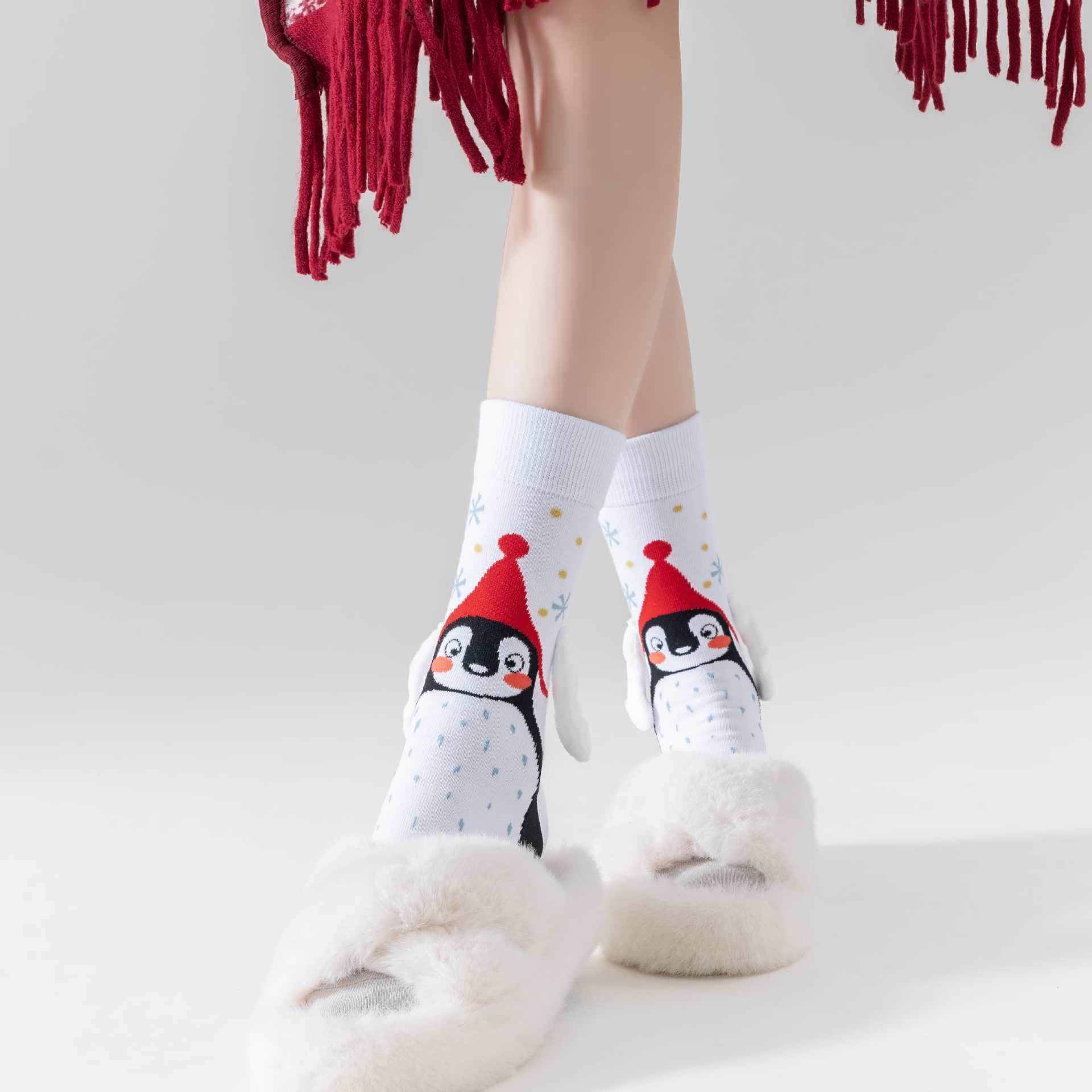 Lustige Viertelsocken „Hand in Hand“ (3 Paar) - image 2