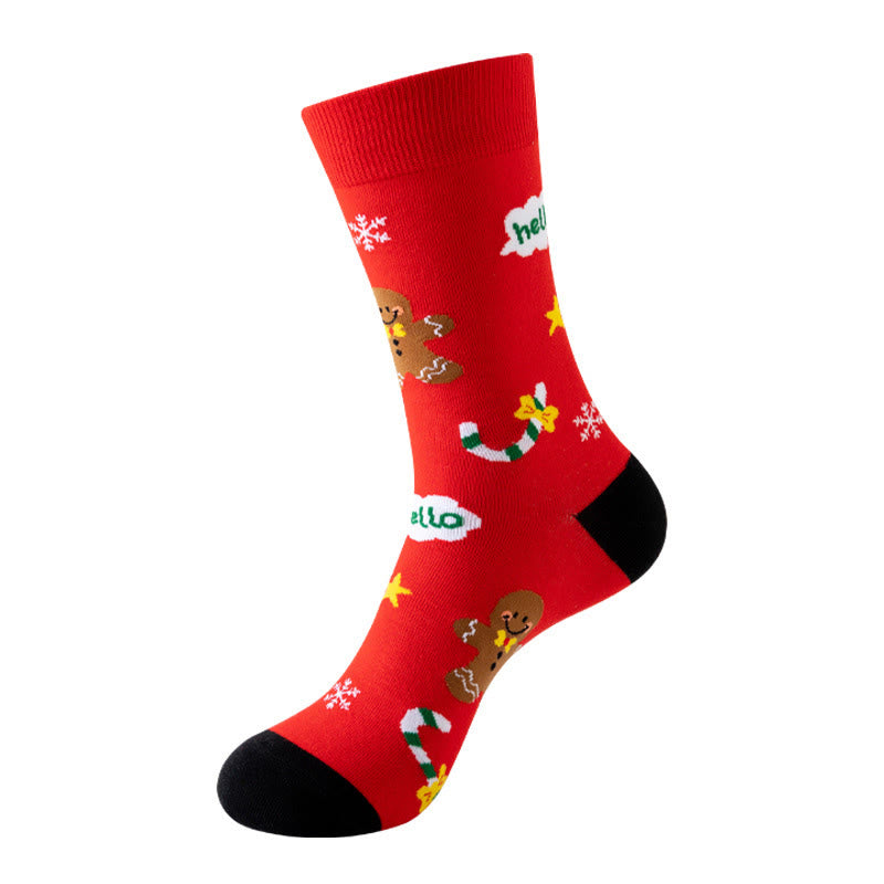 Viertelsocken mit Weihnachtsmuster in Übergröße (3 Paar) - image 8
