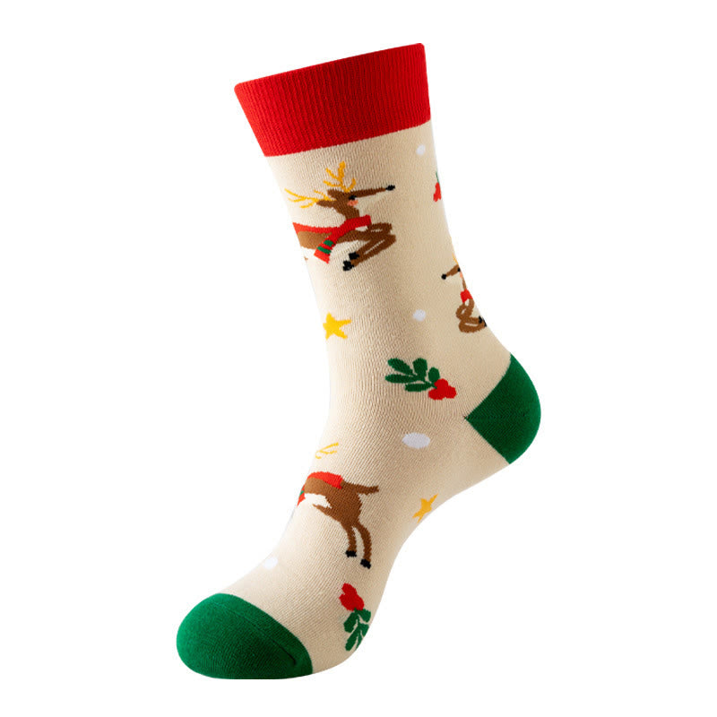 Viertelsocken mit Weihnachtsmuster in Übergröße (3 Paar) - image 13