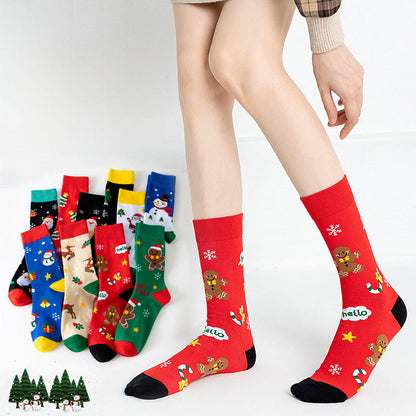 Viertelsocken mit Weihnachtsmuster in Übergröße (3 Paar) - image 2