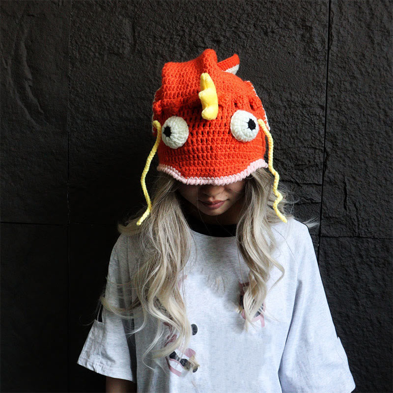 Clownfisch-Mütze in Übergröße - Rot - One Size - image 0