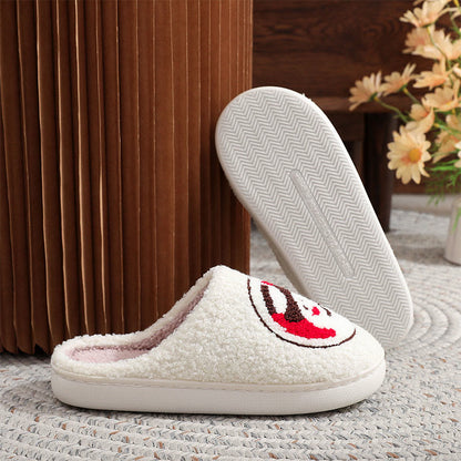 Hausschuhe mit Weihnachtsbaum und Schneemann in Übergröße - image 2