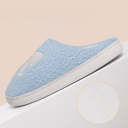 Blaue Hausschuhe mit Schleife in Übergröße - image 4