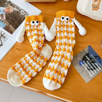 Dopamin Hand In Hand Viertelsocken (5 Paar) - Gelb - EU36-42(US3-8.5) - image 9