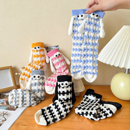 Dopamine Hand In Hand Quarter Socken in Übergröße (5 Paar) - Mehrfarbig - EU36-42(US3-8.5) - image 5