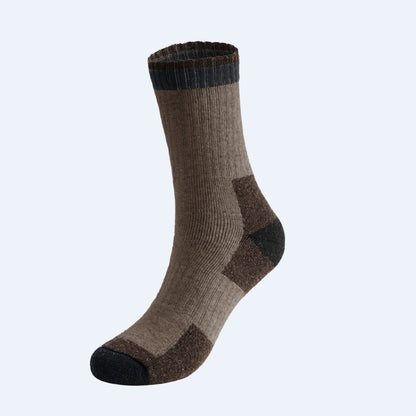 Winter-Viertel-Socken aus Wolle in Übergröße (5 Paar) - Braun - EU40-47(US7-12.5) - image 8