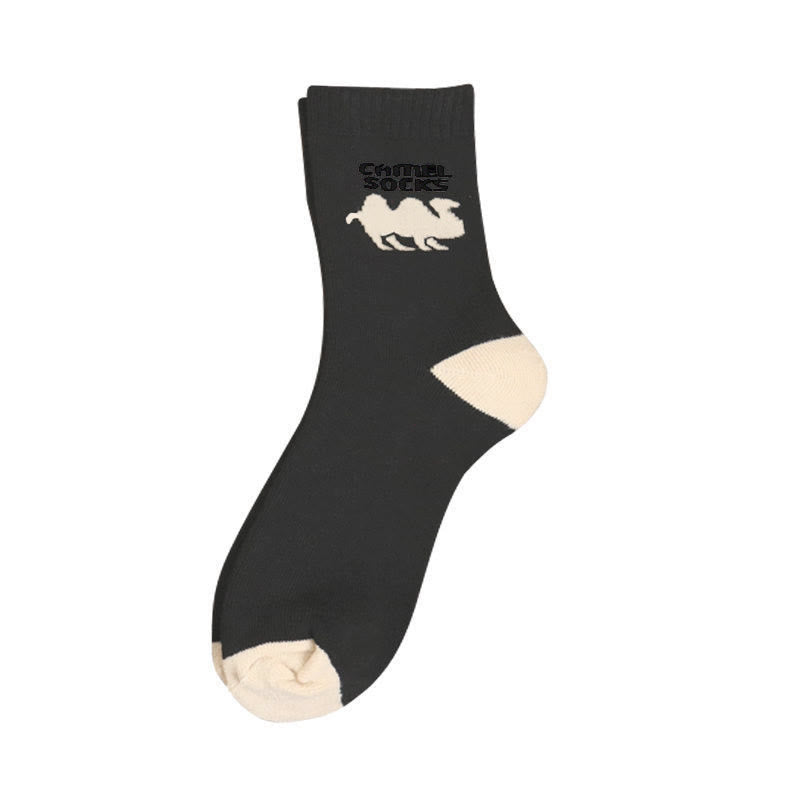 Camel Quarter Socks (5 Paar) - Dunkelgrau - EU39-44(US6-10) - image 6
