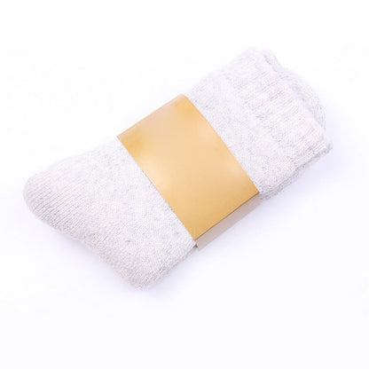 Einfarbige Wollviertelsocken in Übergröße (5 Paar) - Grau - EU39-44(US6-10) - image 2