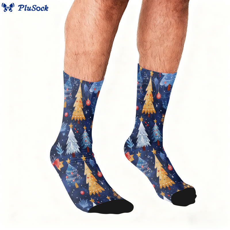Viertelsocken mit Weihnachtsbaum in Übergröße - image 2