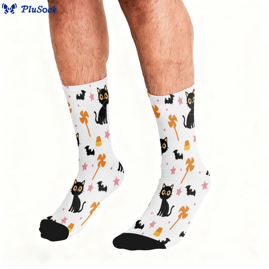 Fledermaus-Katzen-Viertelsocken in Übergröße - image 0