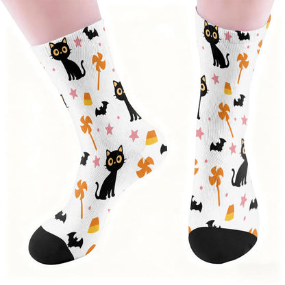 Fledermaus-Katzen-Viertelsocken in Übergröße - image 1