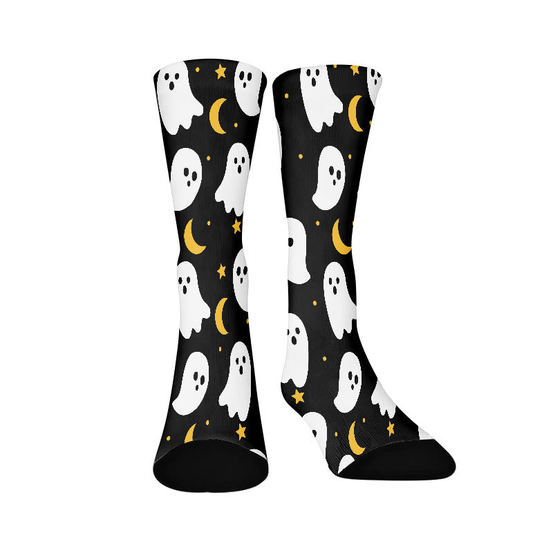 Schöne Ghost Quarter Socken in Übergröße - Schwarz - EU37-44 (US4-10) - image 3