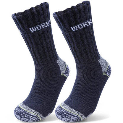 Verdickte Kälteschutz-Viertel-Socken in Übergröße (3 Paar) - Marineblau - EU39-45 (US6-11) - image 1