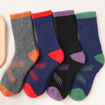 Woll-Wandersocken in Übergröße (4 Paar) - Mehrfarbig - EU36-42 (US3-8,5) - image 6