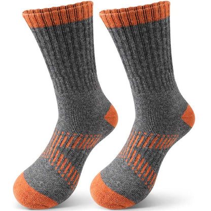 Woll-Wandersocken in Übergröße (4 Paar) - Orange - EU36-42 (US3-8,5) - image 3