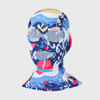 Atmungsaktive Facekini-Maske mit Sonnenschutz für das gesamte Gesicht - B - One Size - image 2
