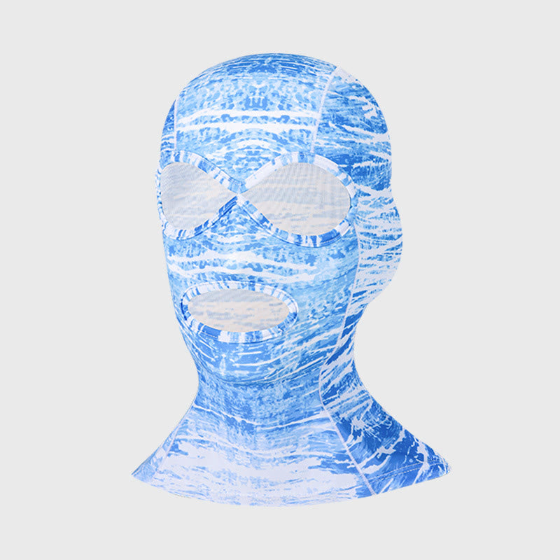 Atmungsaktive Facekini-Maske mit Sonnenschutz für das gesamte Gesicht - C - One Size - image 3