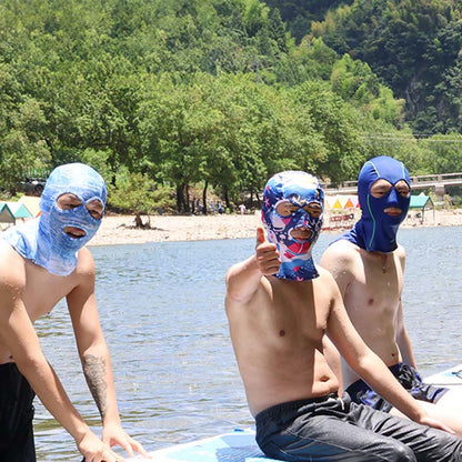 Atmungsaktive Facekini-Maske mit Sonnenschutz für das gesamte Gesicht - image 4