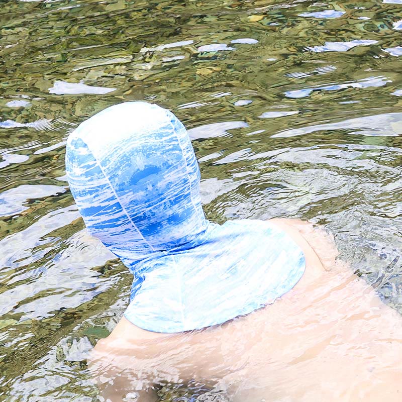 Atmungsaktive Facekini-Maske mit Sonnenschutz für das gesamte Gesicht - image 6