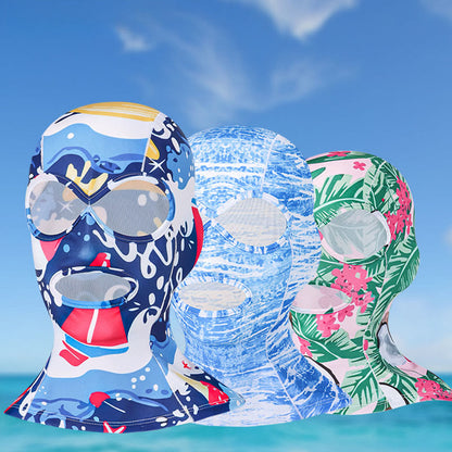 Atmungsaktive Facekini-Maske mit Sonnenschutz für das gesamte Gesicht - image 0