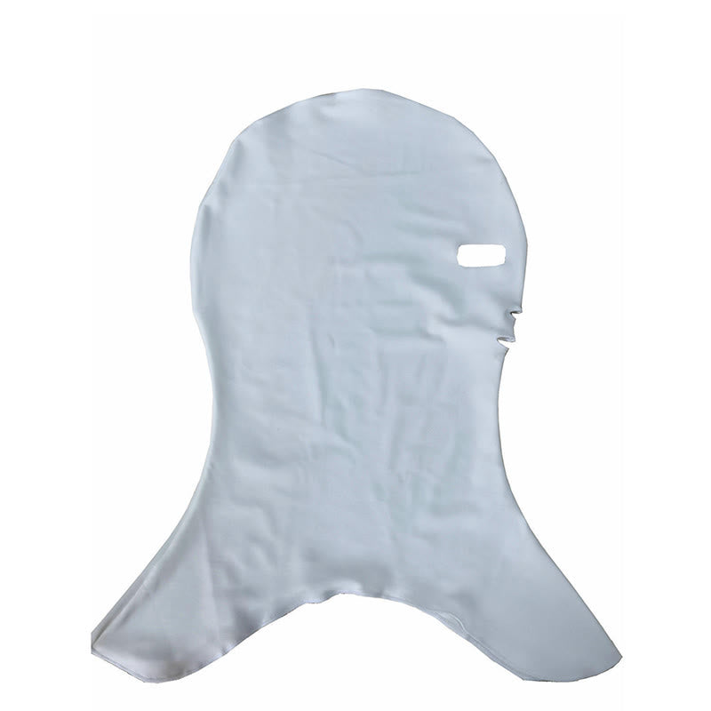 Einfarbige Schwimm-Sonnenschutz-Facekini-Maske - Grau - One Size - image 5