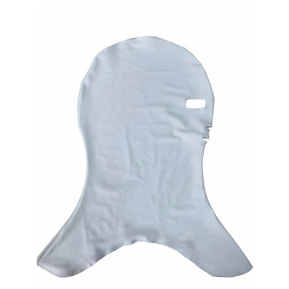 Einfarbige Schwimm-Sonnenschutz-Facekini-Maske - Grau - One Size - image 5