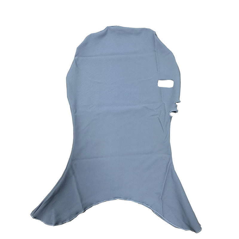 Einfarbige Schwimm-Sonnenschutz-Facekini-Maske - Dunkelgrau - One Size - image 8