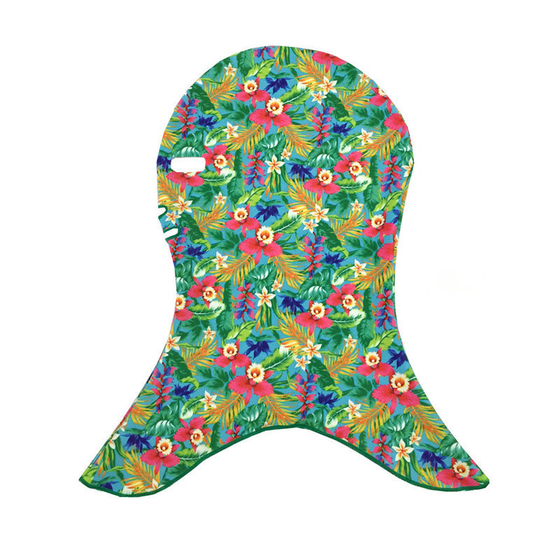 Sonnenschutz-Gesichtsmaske mit Tierblumenmuster - H - One Size - image 8