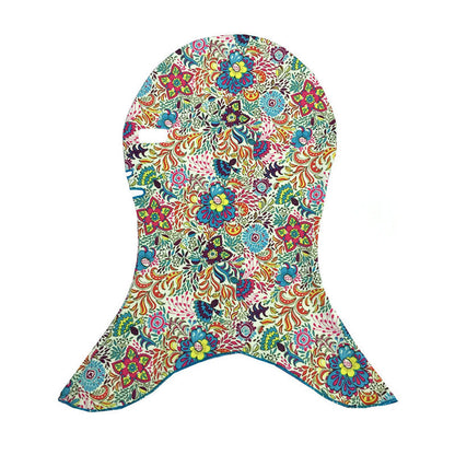 Sonnenschutz-Gesichtsmaske mit Tierblumenmuster - G - One Size - image 7