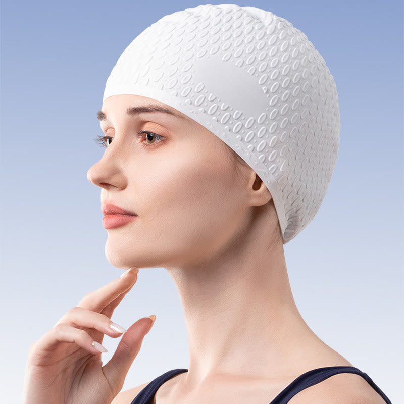 Einfarbige Badekappe aus Silikon - image 0