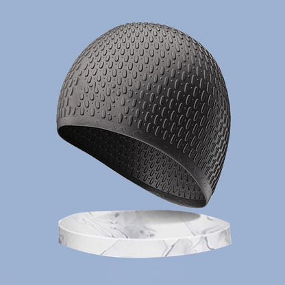 Tropfenförmige Badekappe - Schwarz - One Size - image 2