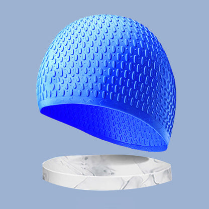 Tropfenförmige Badekappe - Marineblau - One Size - image 6