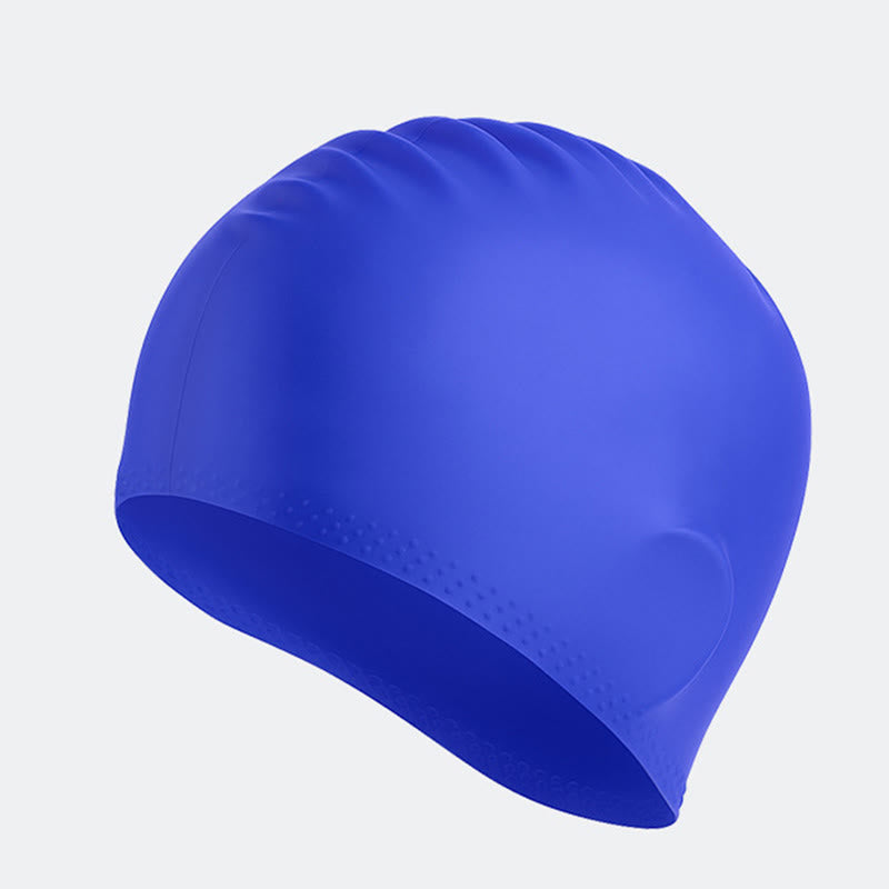 Einfarbige, rutschfeste Badekappe - Marineblau - One Size - image 7