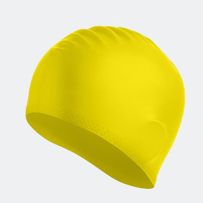 Einfarbige, rutschfeste Badekappe - Gelb - One Size - image 11