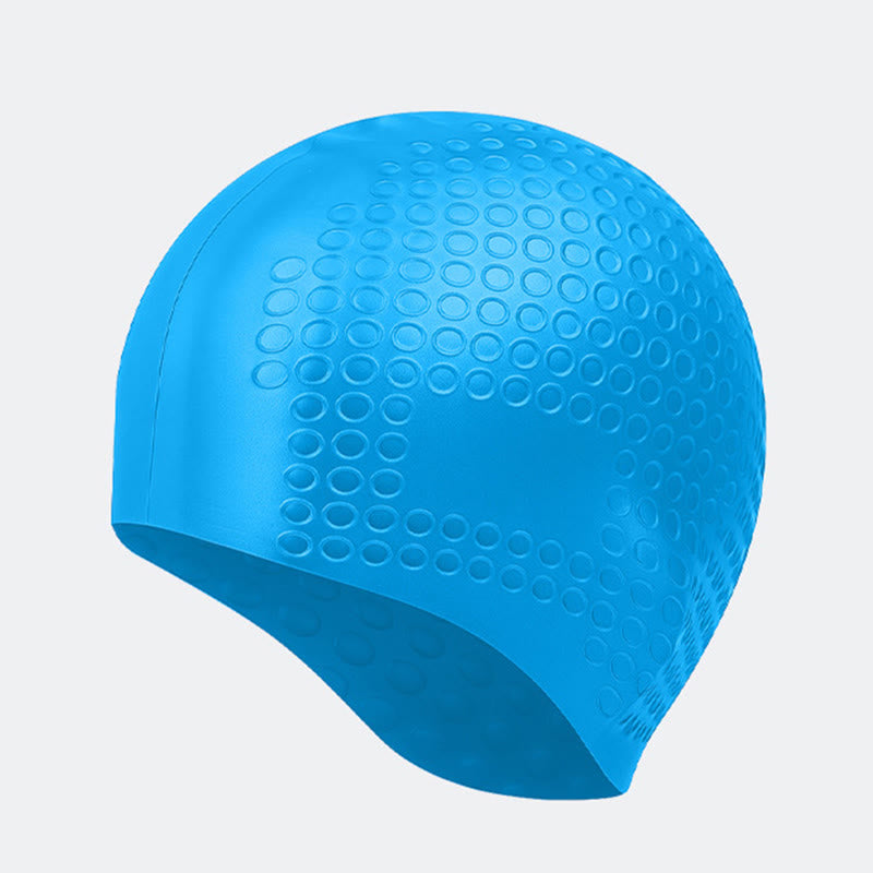 Soft Touch Badekappe - Blau - One Size - image 9