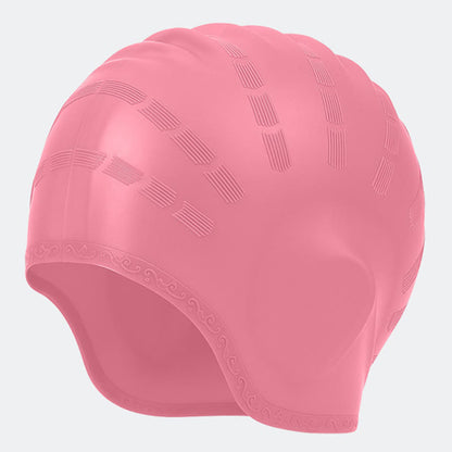 Verbreiterte dreidimensionale Badekappe - Rosa - One Size - image 11