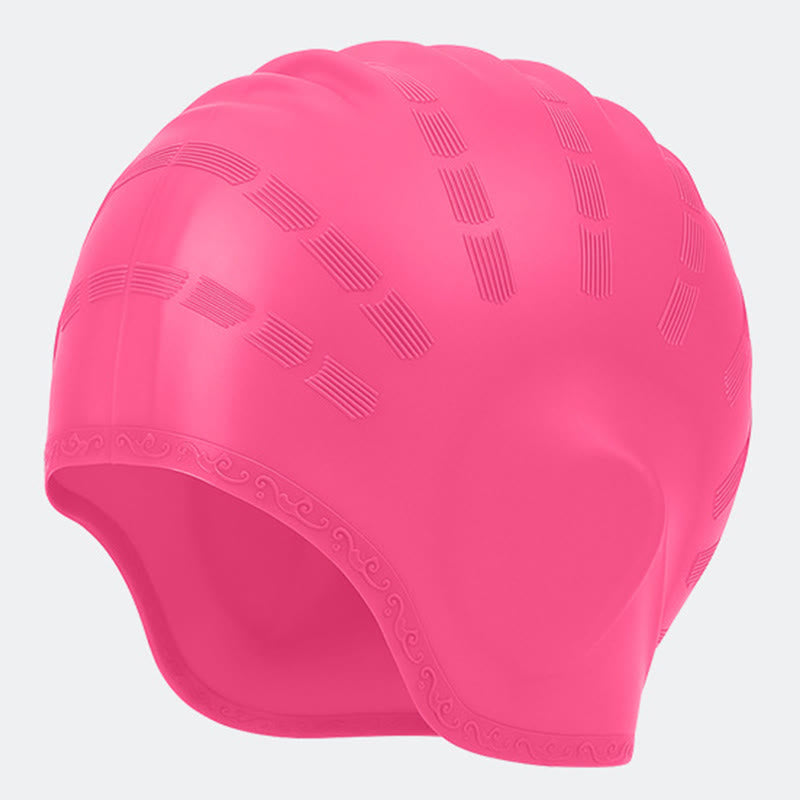 Verbreiterte dreidimensionale Badekappe - Rose - One Size - image 10