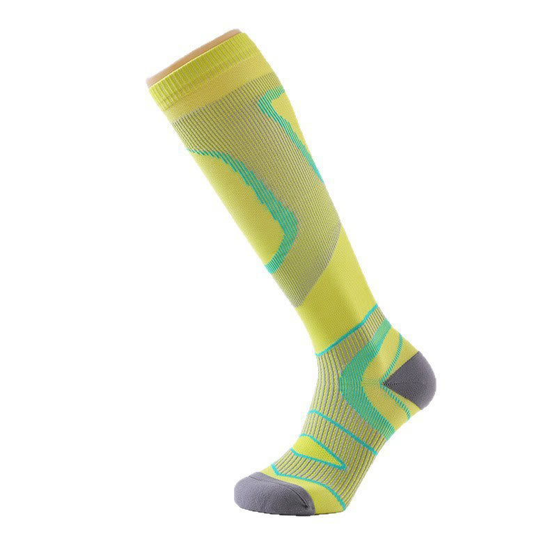 Sport-Fitness-Kompressionssocken (3 Paar) - Hellgrün - L/XL - image 5