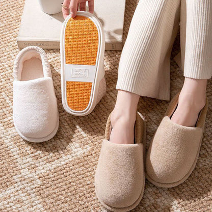 Weiche Hausschuhe in Übergröße, einfarbig - image 0