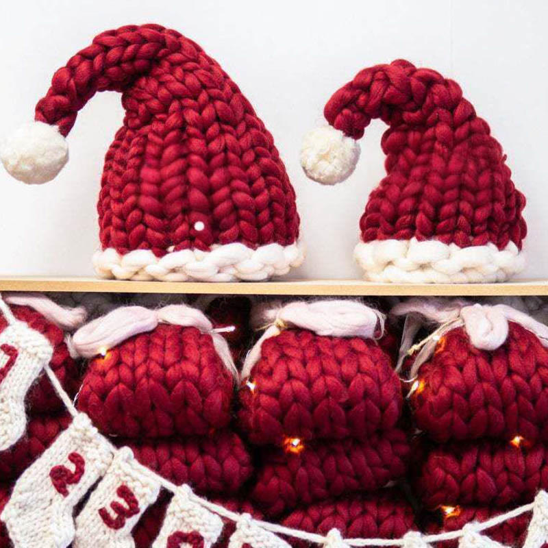 Dicke rote Weihnachtsmütze - image 6