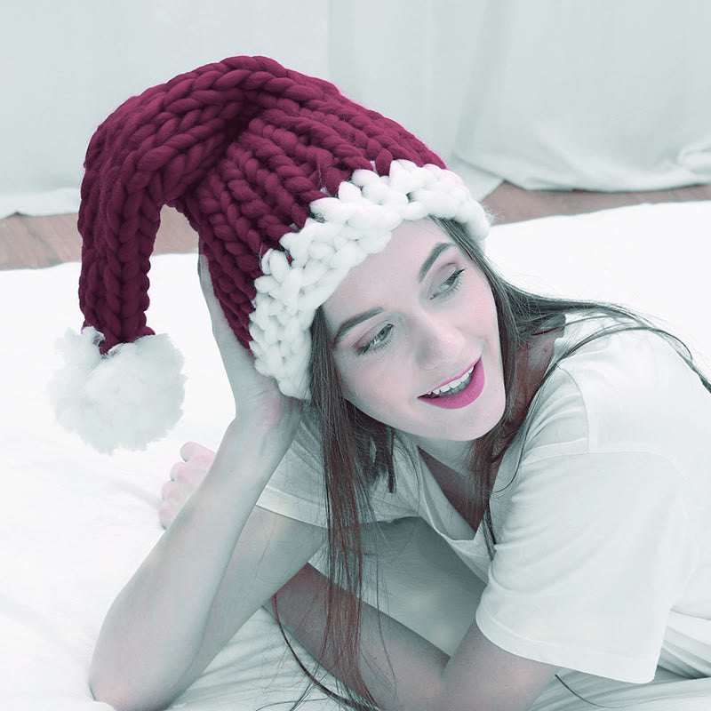 Dicke rote Weihnachtsmütze - image 2