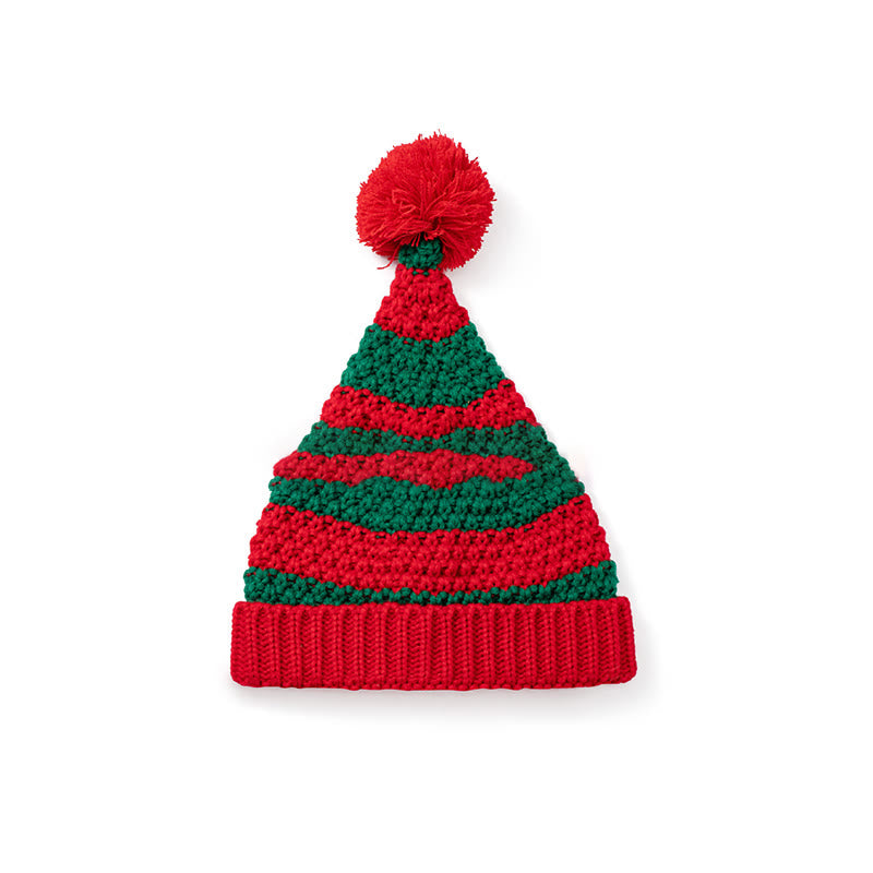 Grüne Streifen Rote Weihnachtsmütze - D - One Size - image 2