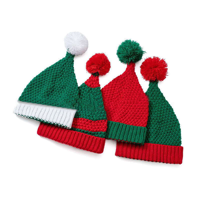 Grüne Streifen Rote Weihnachtsmütze - image 0