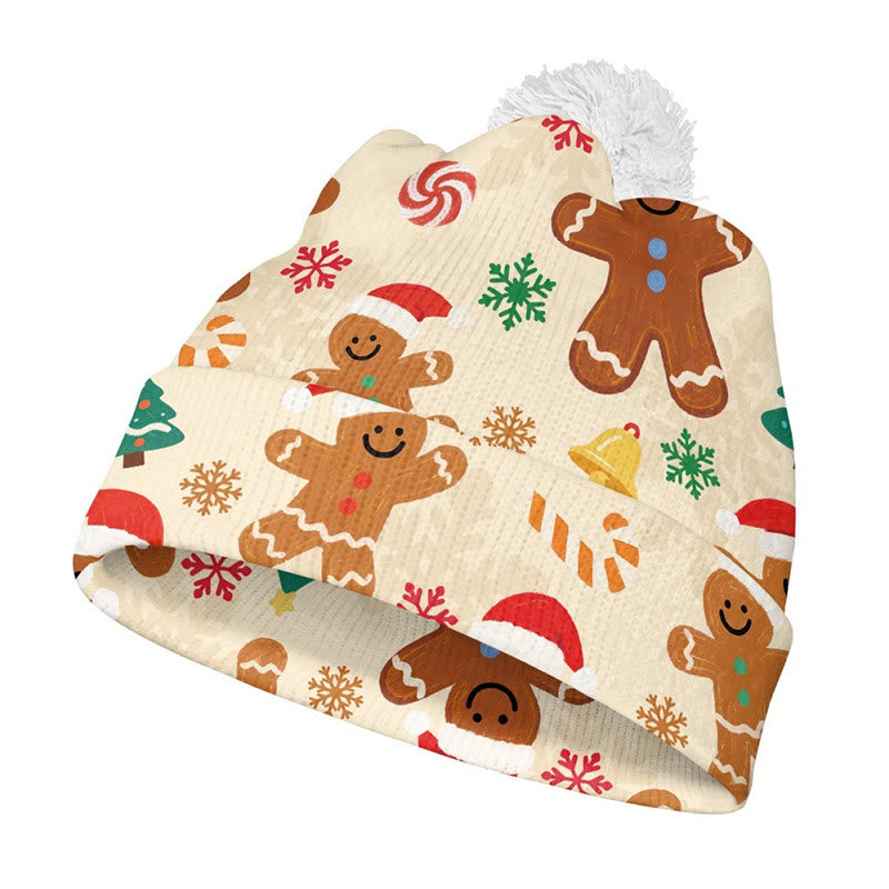 Lebkuchenmann-Weihnachtsbaum-Mütze - Aprikose - One Size - image 2