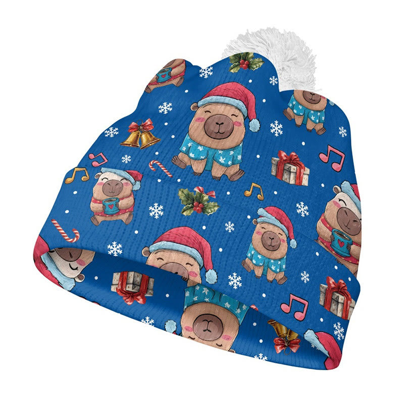 Lebkuchenmann-Weihnachtsbaum-Mütze - Blau - One Size - image 1