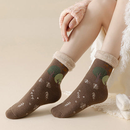 Plusock Süße Cartoon-Viertel-Socken (5 Paar) - image 5