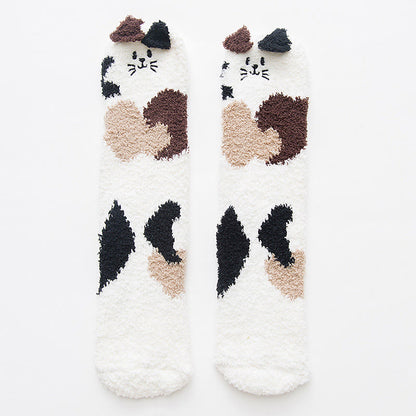 Plusock Cute Zoom Quarter Socken (2 Paar) - Katze - EU36-40(US3-7) - image 11