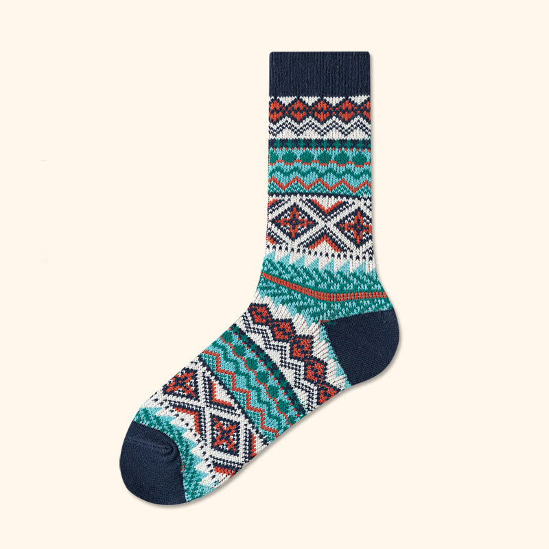 Plusock Viertelsocken mit Rautenstreifen in Übergröße (4 Paar) - Marineblau - EU39-44(US6-10) - image 17