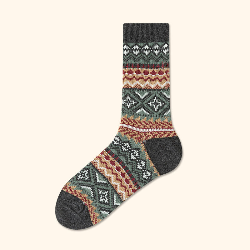 Plusock Viertelsocken mit Rautenstreifen in Übergröße (4 Paar) - Grau - EU39-44(US6-10) - image 13